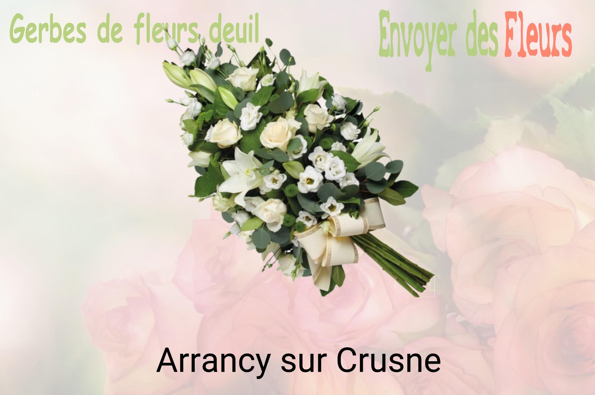 Gerbe de fleurs de deuil livrée à Arrancy-sur-Crusne